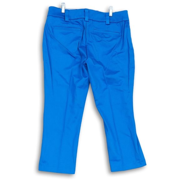 NWT NEW YORK & CO. 7TH AVENUE MODERN FIT STRAIGHT LEG STRETCH CROP PANTS 10 - Picture 2 of 11